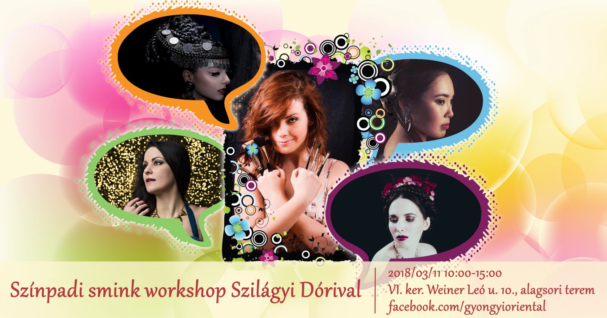 Smink workshop Szilágyi Dórival